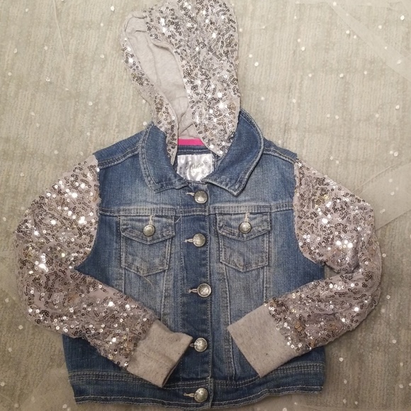 sparkle jean jacket